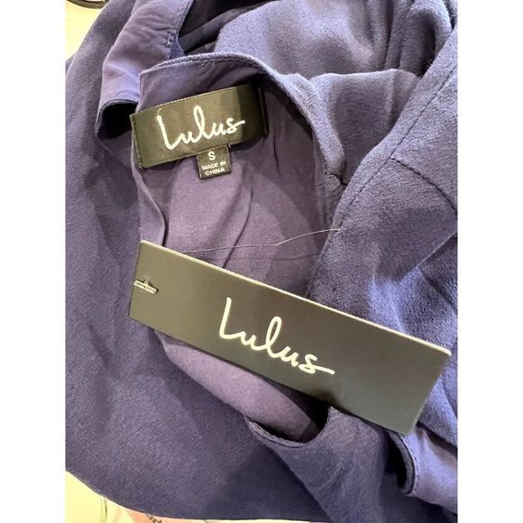 Lulus NWT Sassy Sweetheart Swing Dress in Navy Size S - Picture 4 of 4